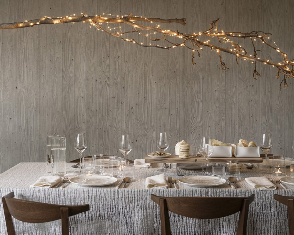 white dinner